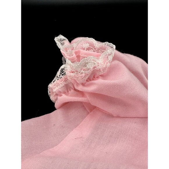 Vtg Cabbage Patch Kids Doll Clothes Pink Frilly A-line Lacy Dress Coleco Preemie - Picture 7 of 16